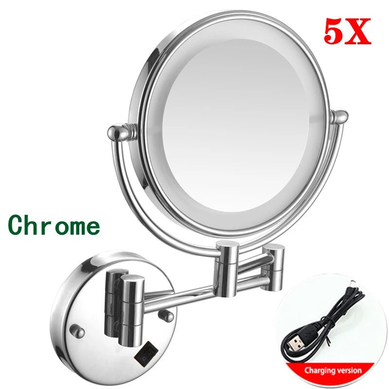 Gương Trang Điểm Khách Sạn LED Vàng Chải Cao Cấp - Daisan Store