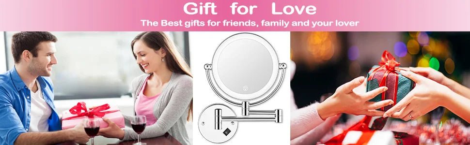 Gương Trang Điểm Khách Sạn LED Vàng Chải Cao Cấp - Daisan Store