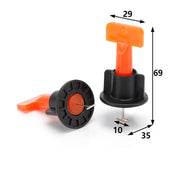 Hệ thống cân bằng gạch kiểu T bằng nhựa tái sử dụng với dụng cụ siết đặc biệt - Daisan Store