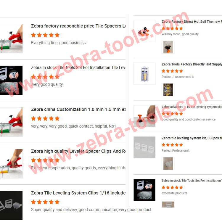 Hệ thống cân bằng gạch nhựa hiện đại, bán chạy, có thể tái sử dụng cho tường và sàn lát gạch men - Daisan Store