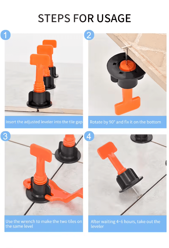 Hệ thống cân bằng gạch tái sử dụng với đinh thép thay thế - Daisan Store