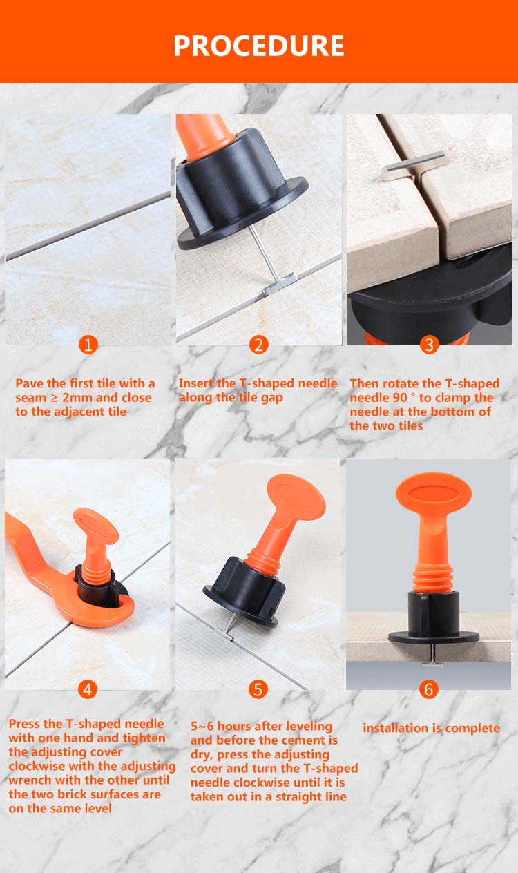 Hệ thống cân bằng gạch tái sử dụng với đinh thép thay thế - Daisan Store