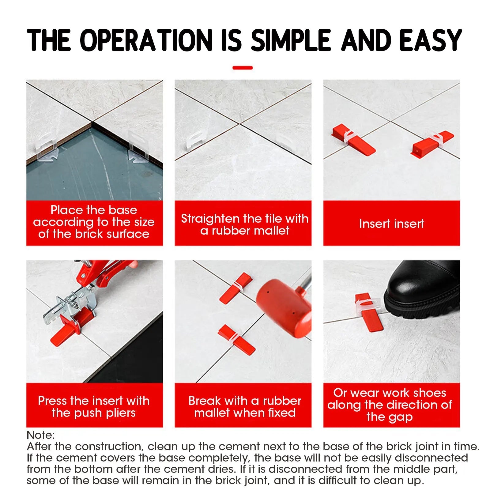 He Thong Can Chinh Gach Tuong Kep Can Lap Dat Do Day 3 12mm - Daisan Store