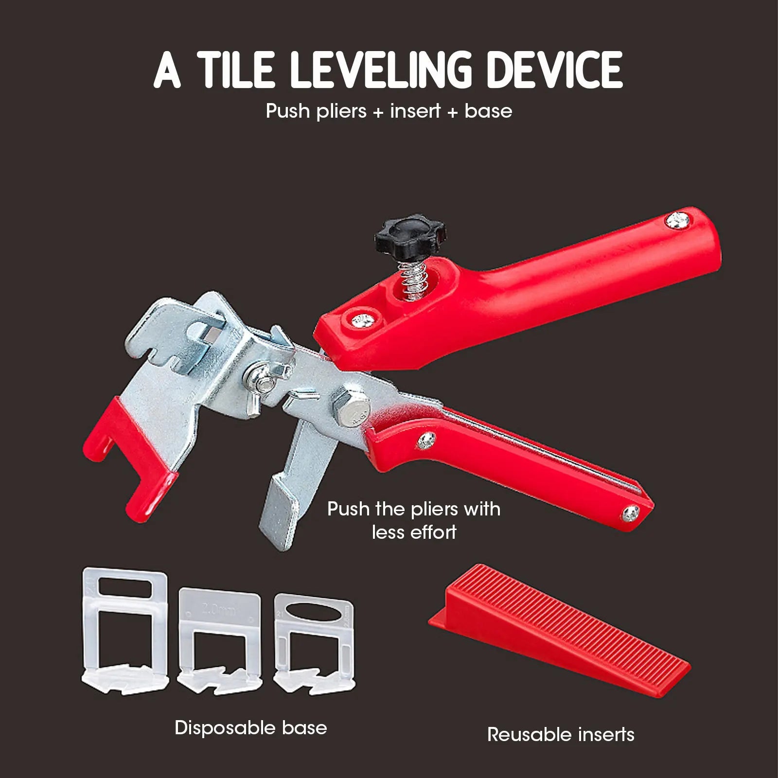 He Thong Can Chinh Gach Tuong Kep Can Lap Dat Do Day 3 12mm - Daisan Store