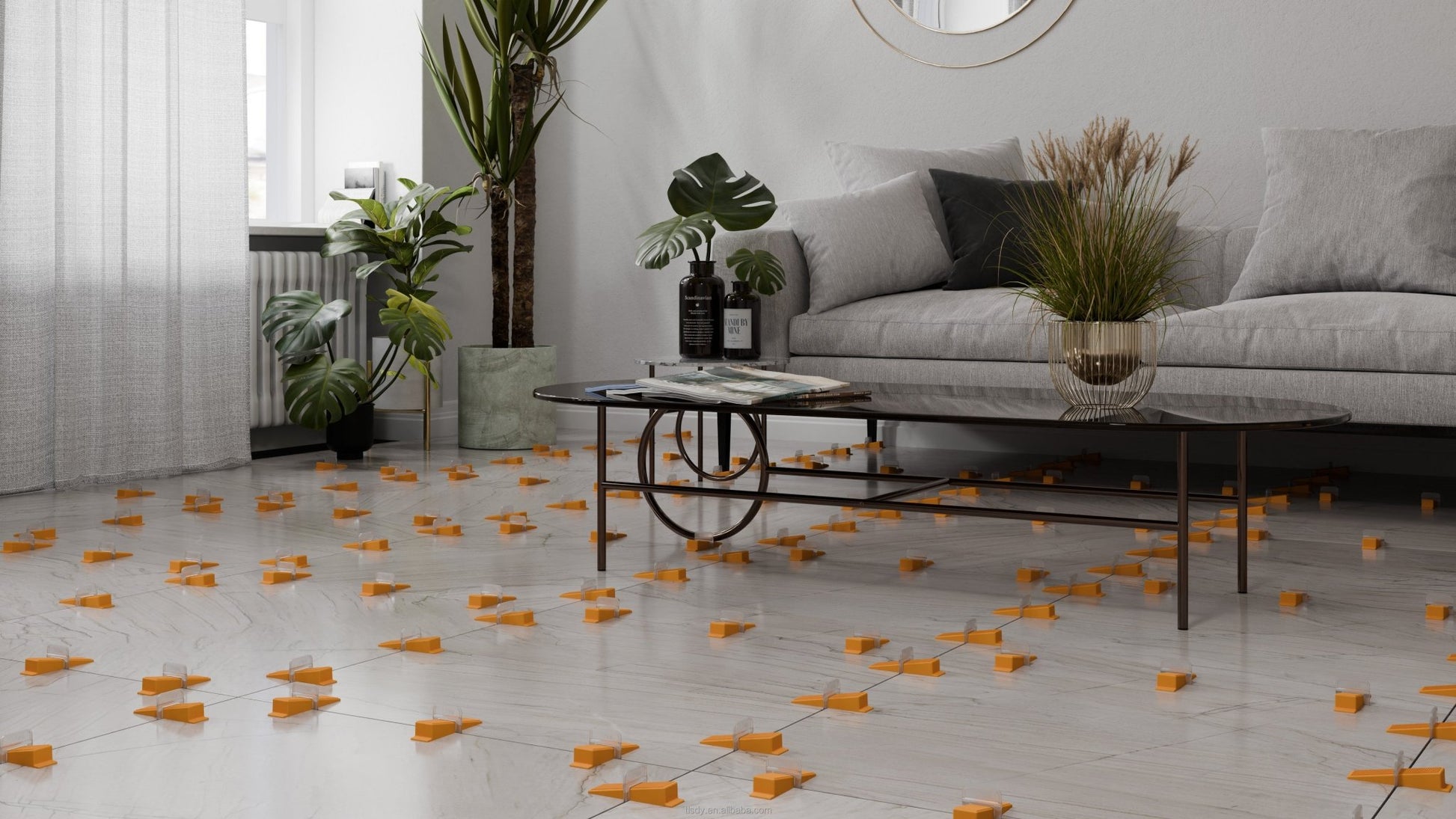 Hệ thống chêm và kẹp cân bằng gạch nhựa - Daisan Store