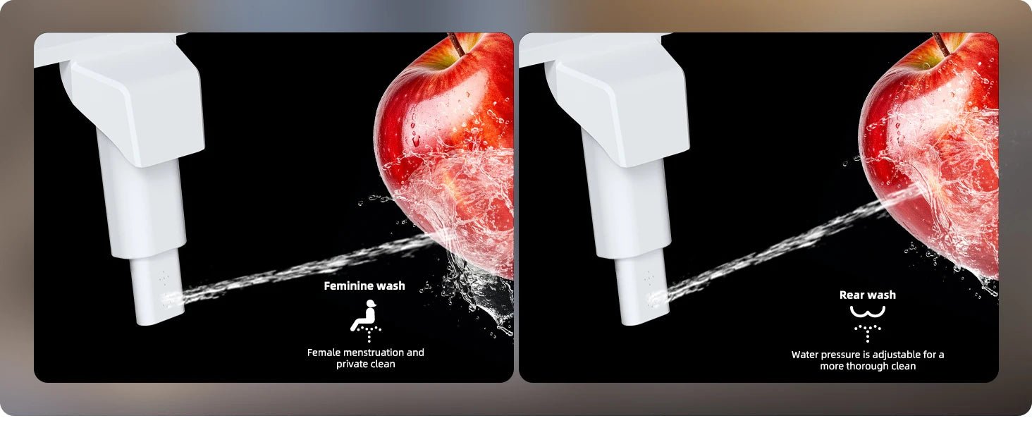 Hibbent Bidet Gắn Bồn: Vòi Kép, Điều Áp Nước - Daisan Store