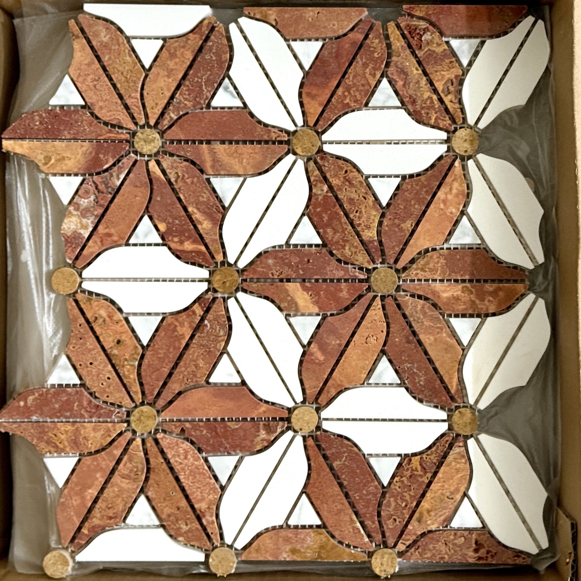 Hoa Đá Cẩm Thạch Thủ Công Hiện Đại - Daisan Store