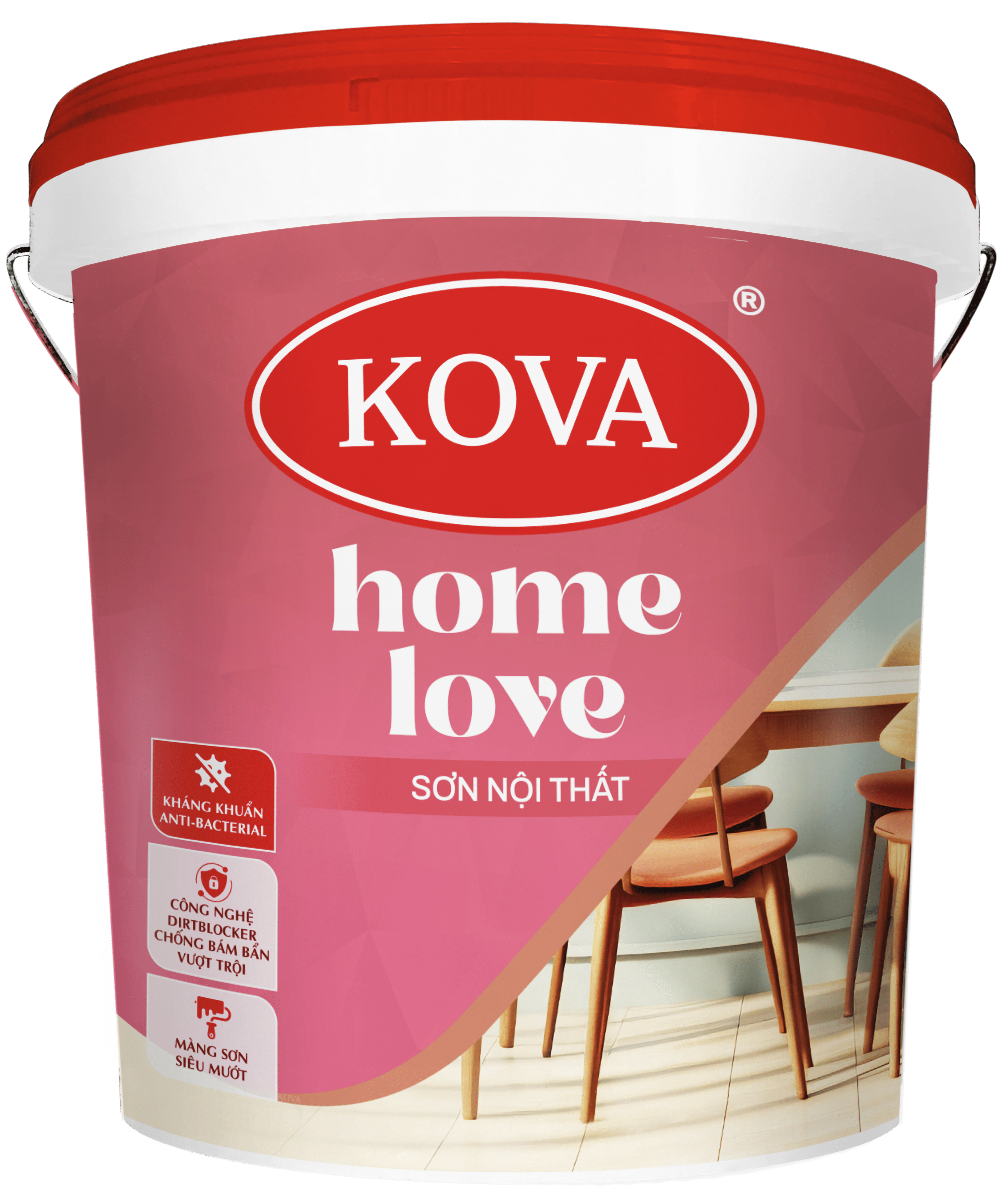 Sơn nội thất cao cấp KOVA Home Love 16L