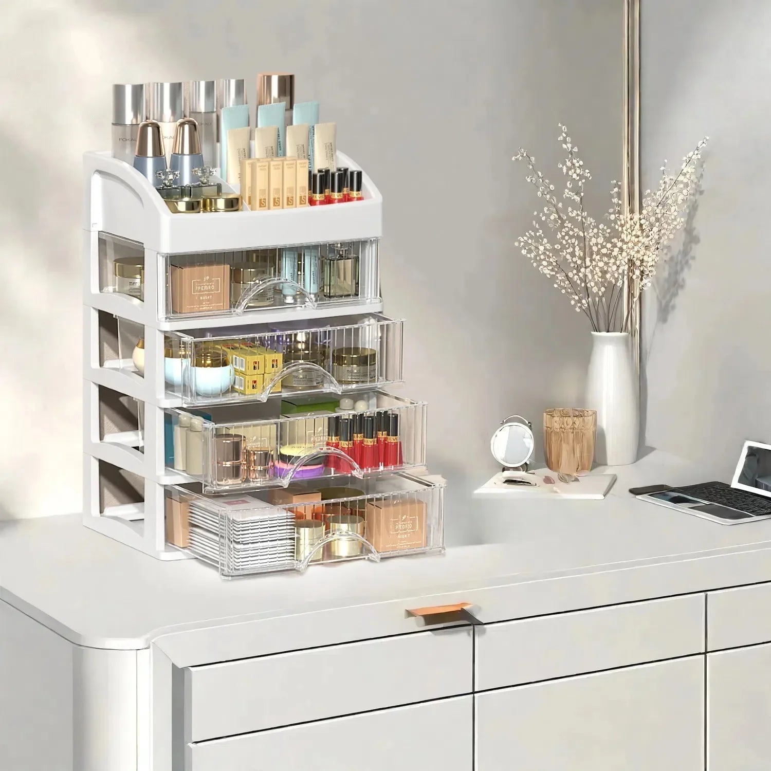 Hộp Đựng Đồ Trang Sức & Mỹ Phẩm Trong Suốt Cao Cấp - Daisan Store