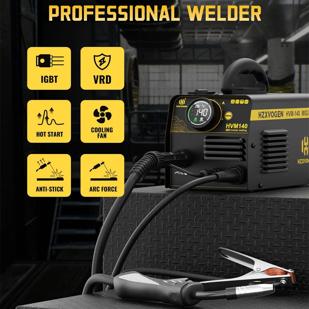 HZXVOGEN MIG 200 3 Trong 1 MMA Gasless LIFT TIG Inverter - Daisan Store
