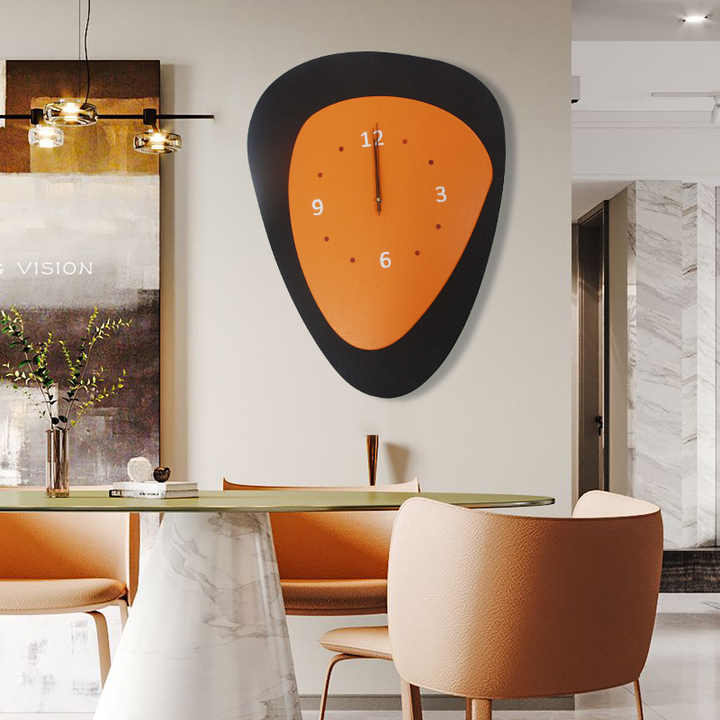 JZ Home Decor Luxury Nordic 3D Kim loại Đồng hồ treo tường thạch anh câm Đồng hồ treo tường hiện đại trang trí - Daisan Store