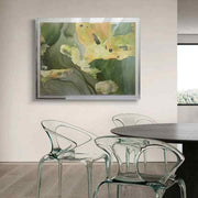 JZ Home Decor Nghệ thuật đa phương tiện Tranh sơn dầu vẽ tay với hộp Acrylic Nghệ thuật treo tường 3D Phòng khách - Daisan Store