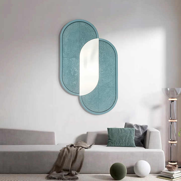 JZ Home Decor Nghệ thuật đa phương tiện Tranh trừu tượng gỗ hiện đại lớn không đều Nghệ thuật treo tường gỗ 3D tùy chỉnh - Daisan Store