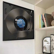 JZModern Decor Đĩa than Nfc Nghệ thuật treo tường Hình ảnh In UV Đĩa CD Áp phích Nghệ thuật Pha lê Sứ Trừu tượng Tranh đèn LED - Daisan Store