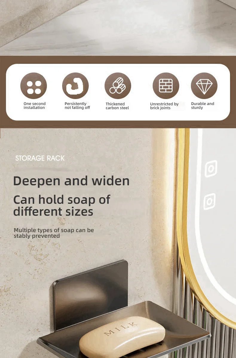 Kệ Đựng Xà Phòng Dán Tường Chống Nước, Không Khoan - Daisan Store