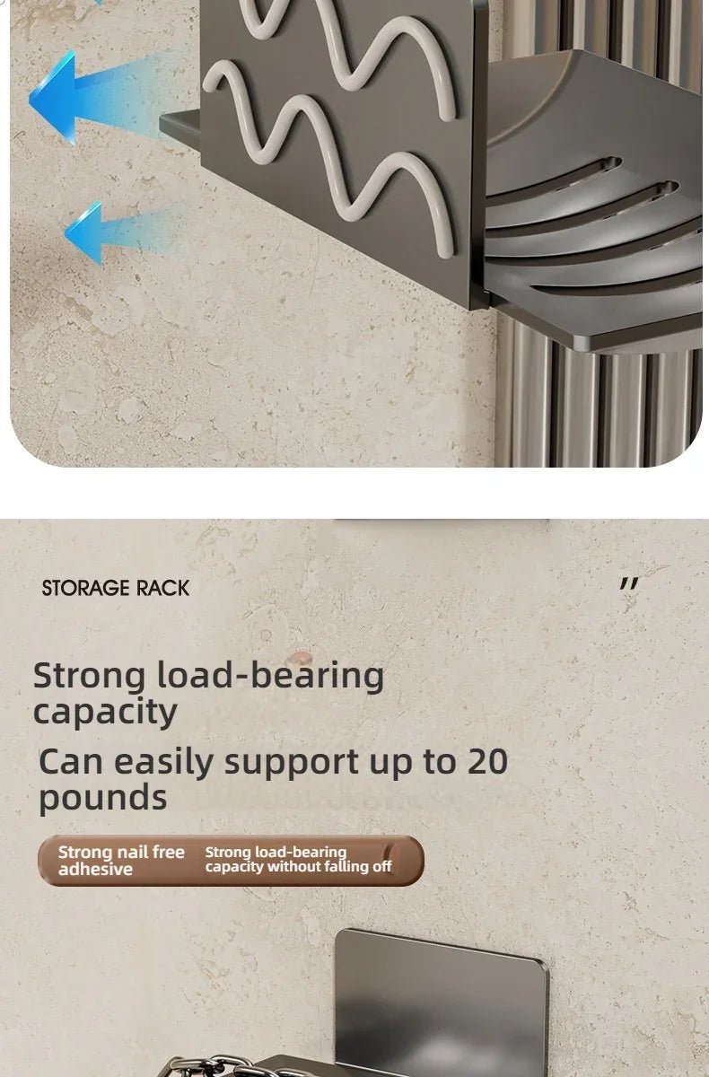 Kệ Đựng Xà Phòng Dán Tường Chống Nước, Không Khoan - Daisan Store