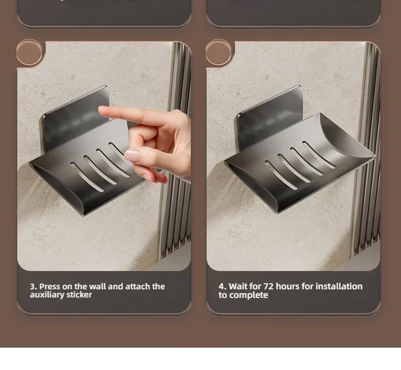 Kệ Đựng Xà Phòng Dán Tường Chống Nước, Không Khoan - Daisan Store