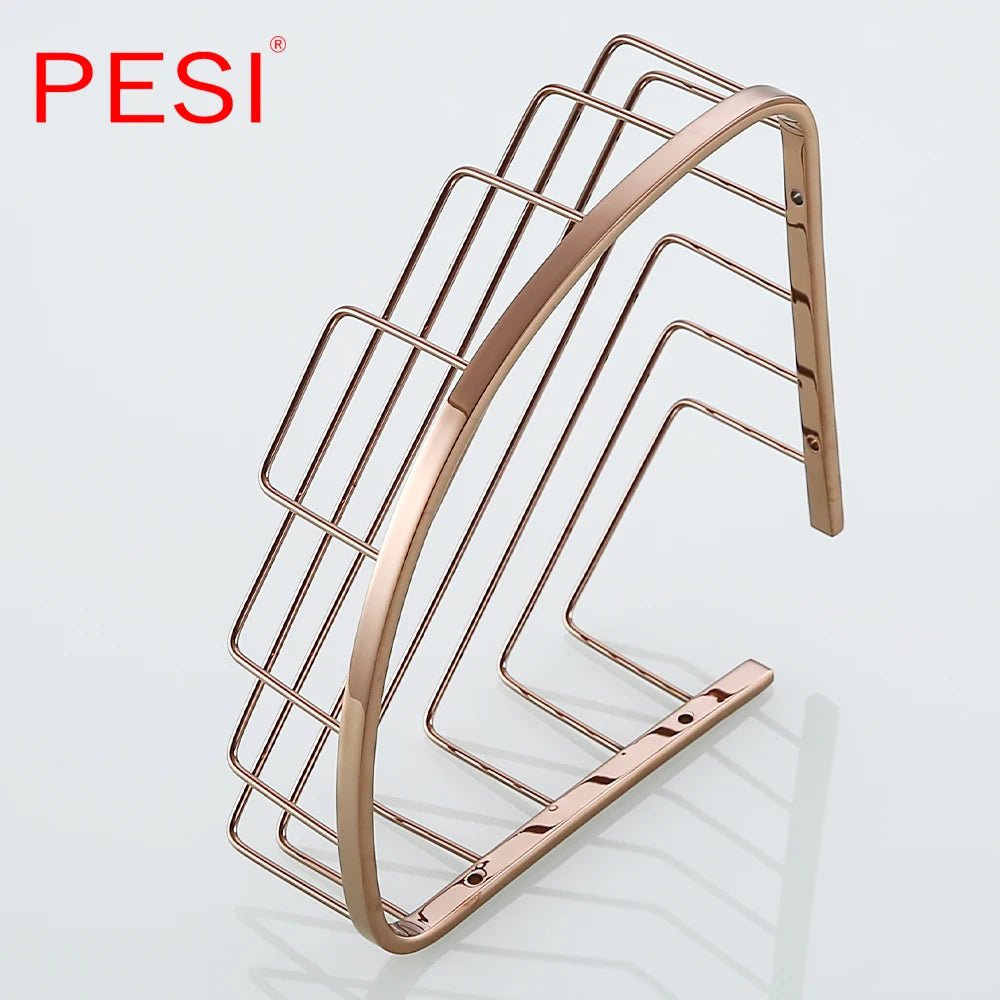 Kệ Góc Phòng Tắm Inox Đen Treo Tường Đựng Sữa Tắm - Daisan Store