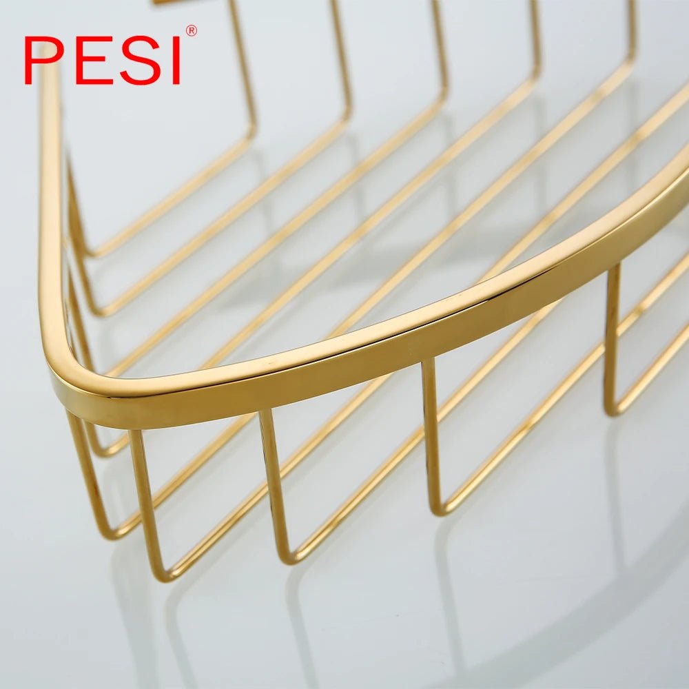 Kệ Góc Phòng Tắm Inox Đen Treo Tường Đựng Sữa Tắm - Daisan Store