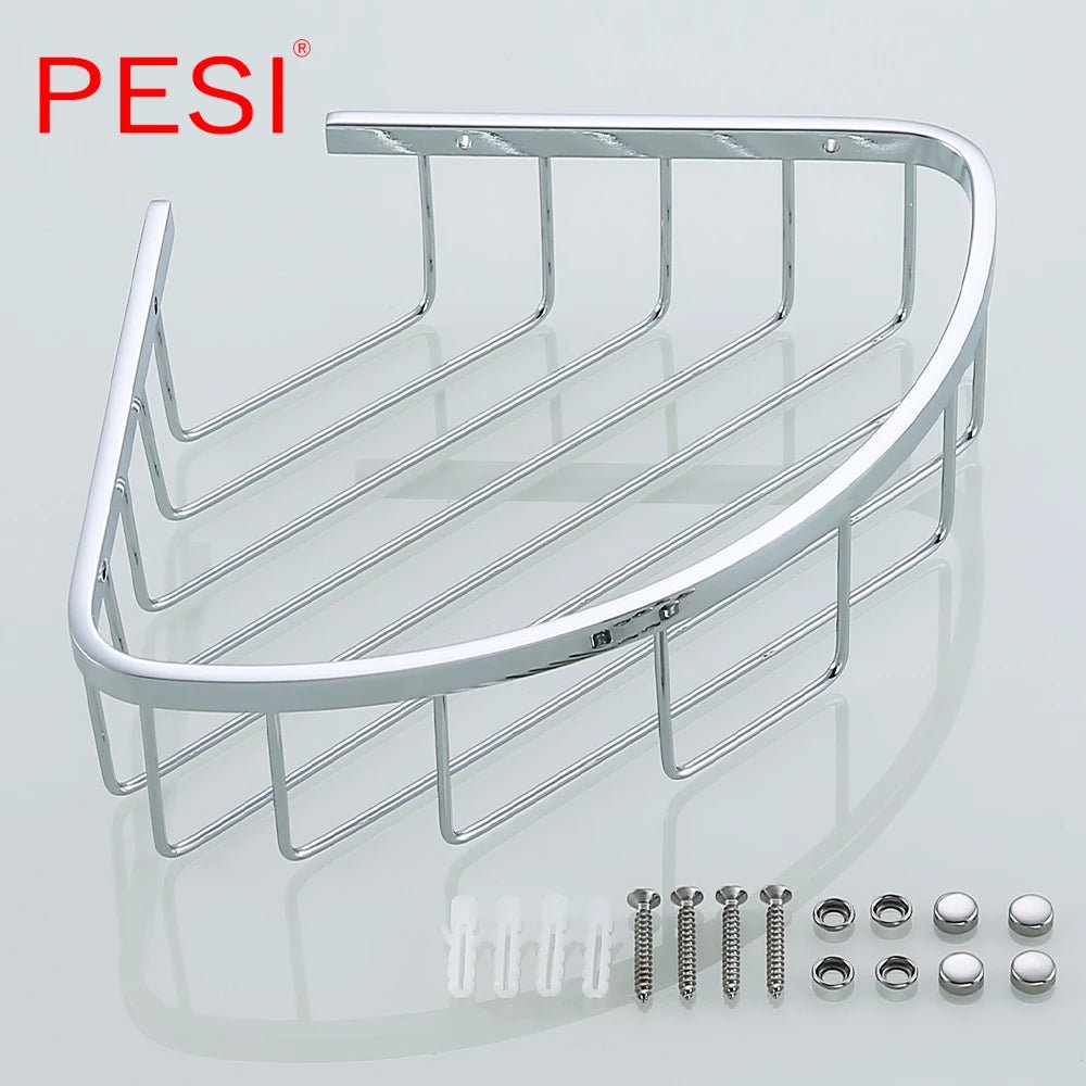 Kệ Góc Phòng Tắm Inox Đen Treo Tường Đựng Sữa Tắm - Daisan Store