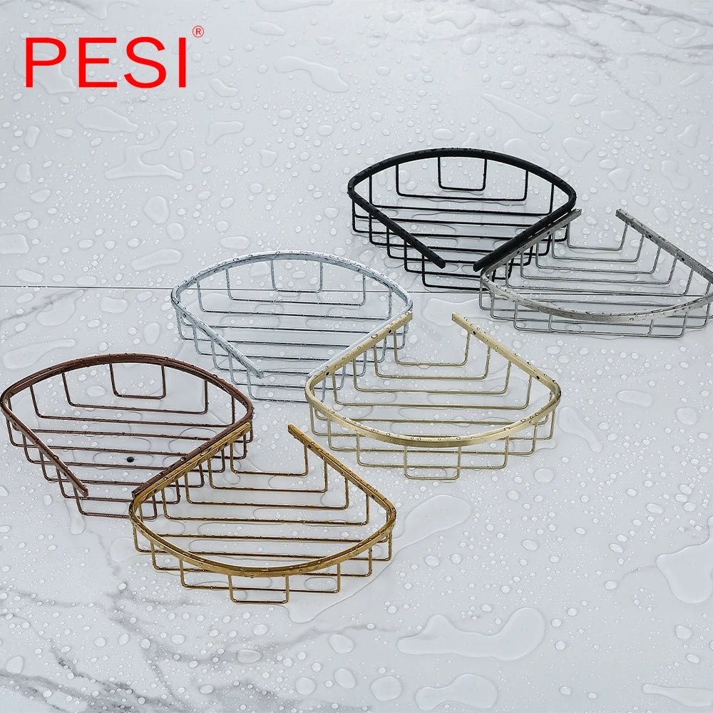 Kệ Góc Phòng Tắm Inox Đen Treo Tường Đựng Sữa Tắm - Daisan Store