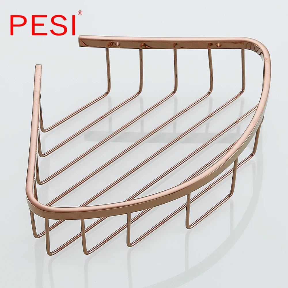 Kệ Góc Phòng Tắm Inox Đen Treo Tường Đựng Sữa Tắm - Daisan Store