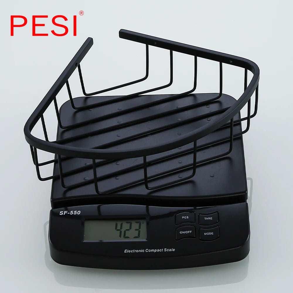 Kệ Góc Phòng Tắm Inox Đen Treo Tường Đựng Sữa Tắm - Daisan Store