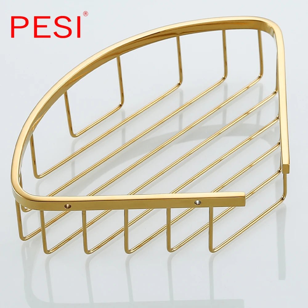 Kệ Góc Phòng Tắm Inox Đen Treo Tường Đựng Sữa Tắm - Daisan Store