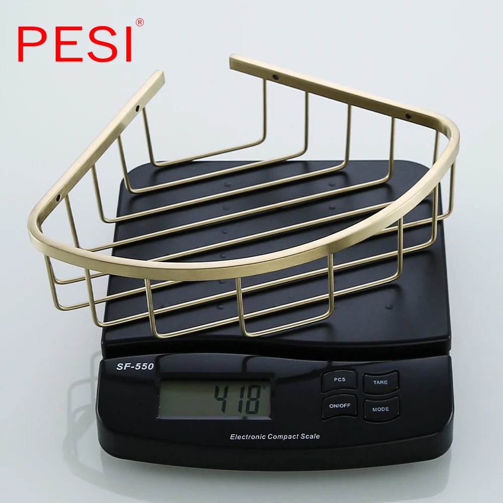 Kệ Góc Phòng Tắm Inox Đen Treo Tường Đựng Sữa Tắm - Daisan Store