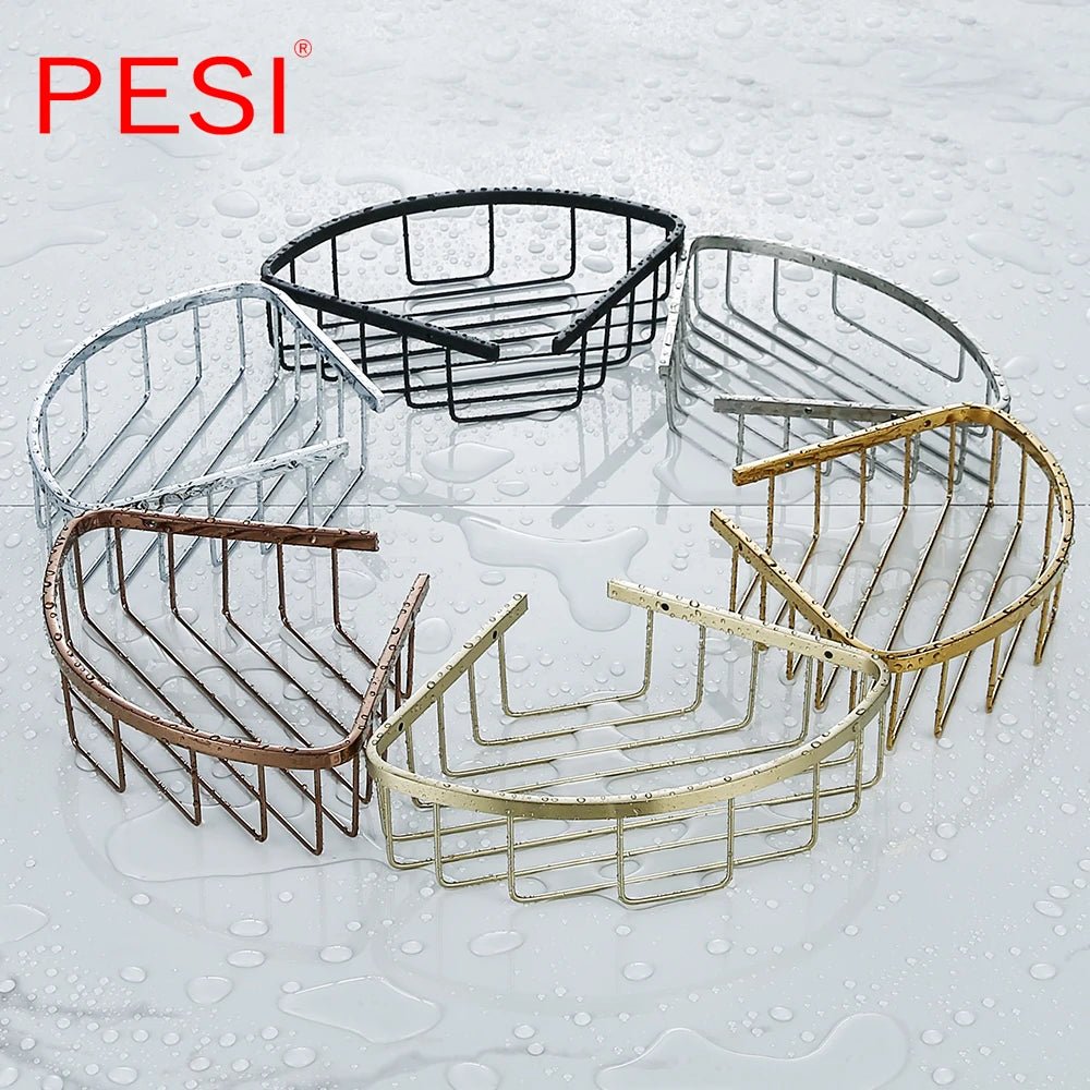 Kệ Góc Phòng Tắm Inox Đen Treo Tường Đựng Sữa Tắm - Daisan Store