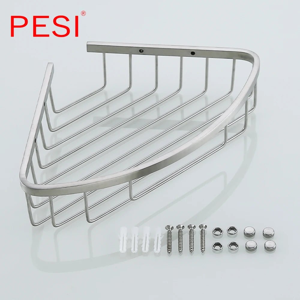 Kệ Góc Phòng Tắm Inox Đen Treo Tường Đựng Sữa Tắm - Daisan Store