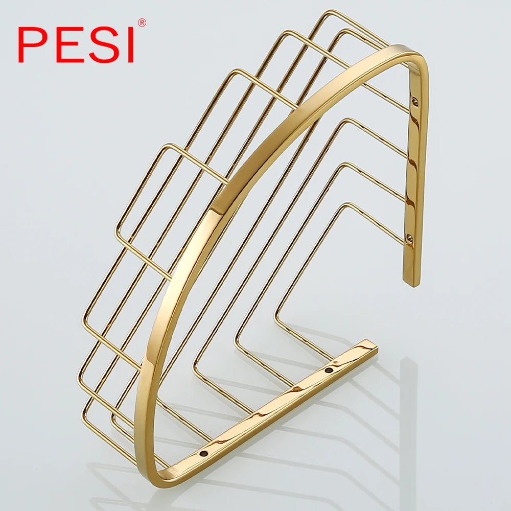 Kệ Góc Phòng Tắm Inox Đen Treo Tường Đựng Sữa Tắm - Daisan Store