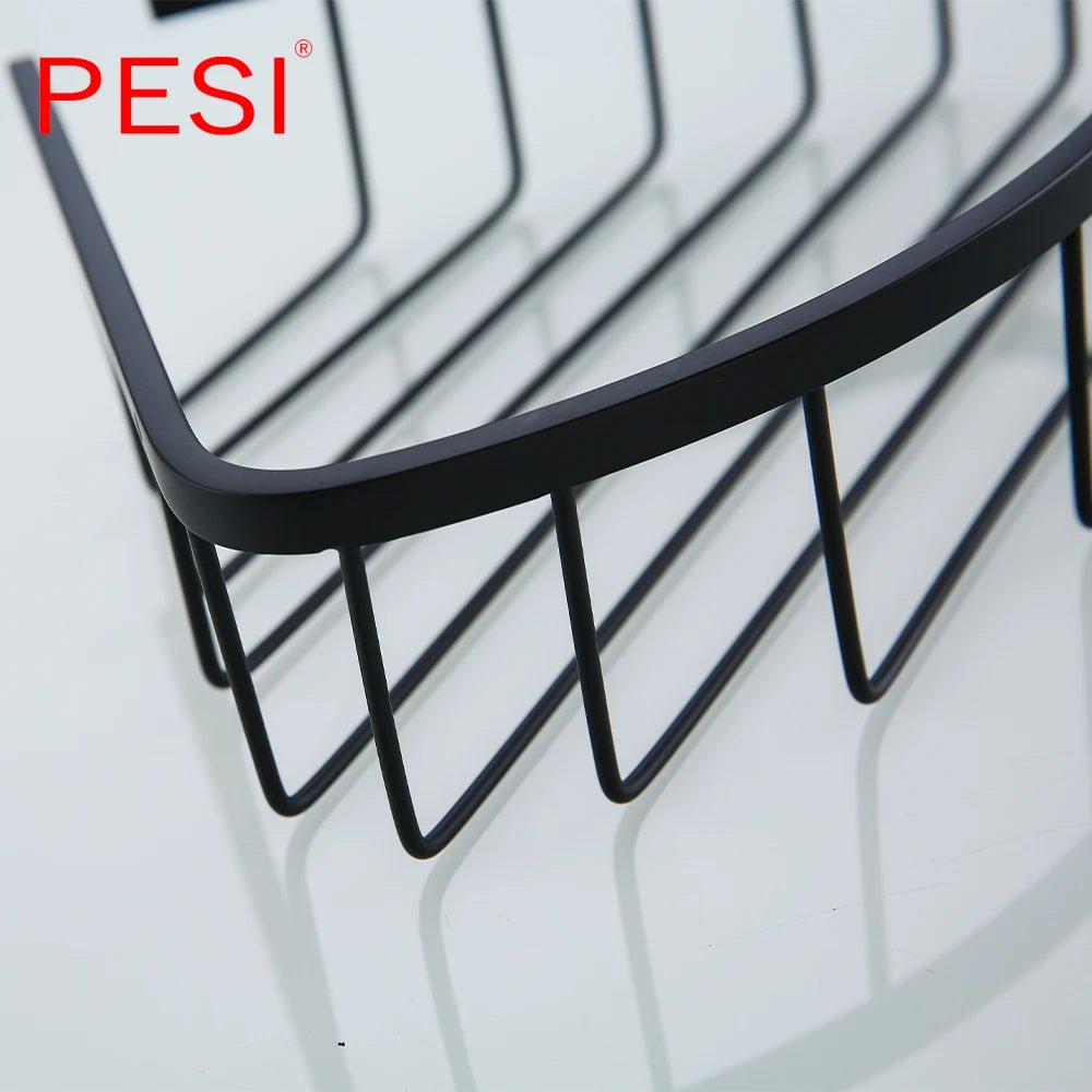 Kệ Góc Phòng Tắm Inox Đen Treo Tường Đựng Sữa Tắm - Daisan Store