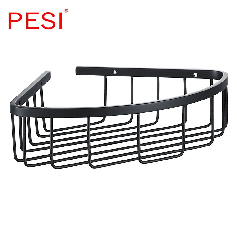 Kệ Góc Phòng Tắm Inox Đen Treo Tường Đựng Sữa Tắm - Daisan Store