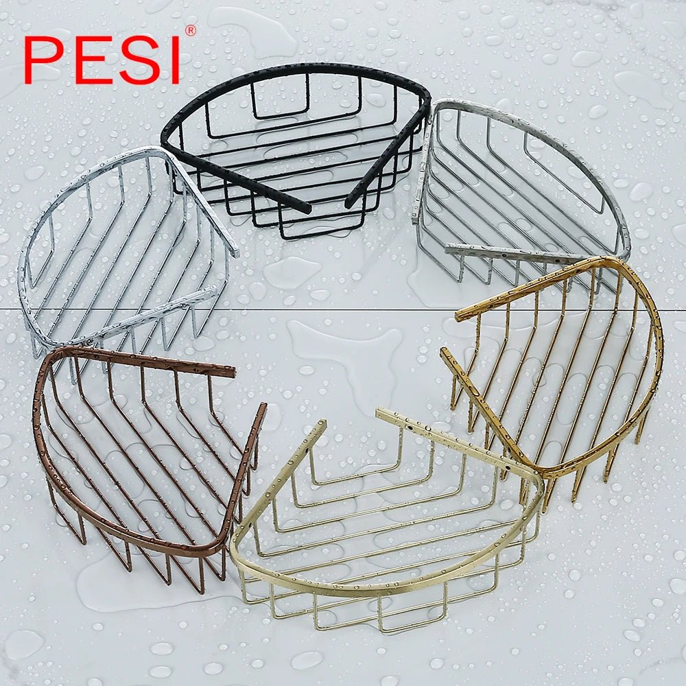 Kệ Góc Phòng Tắm Inox Đen Treo Tường Đựng Sữa Tắm - Daisan Store