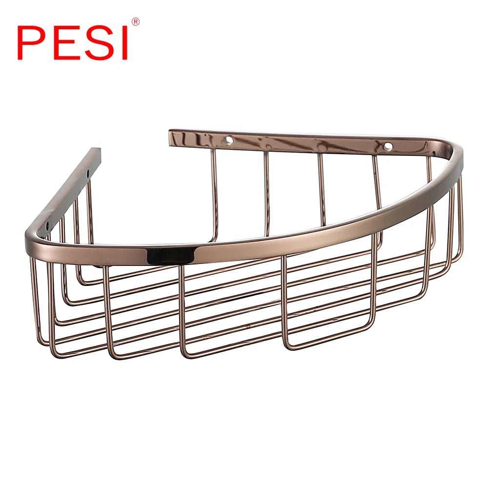 Kệ Góc Phòng Tắm Inox Đen Treo Tường Đựng Sữa Tắm - Daisan Store