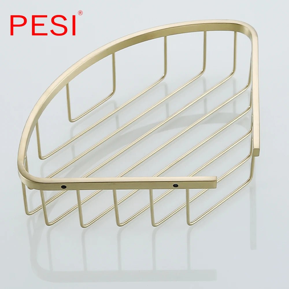 Kệ Góc Phòng Tắm Inox Đen Treo Tường Đựng Sữa Tắm - Daisan Store