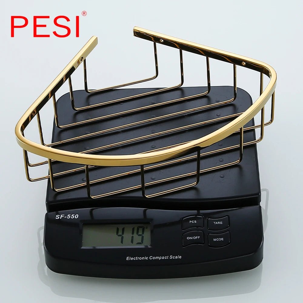 Kệ Góc Phòng Tắm Inox Đen Treo Tường Đựng Sữa Tắm - Daisan Store