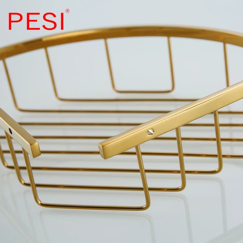 Kệ Góc Phòng Tắm Inox Đen Treo Tường Đựng Sữa Tắm - Daisan Store