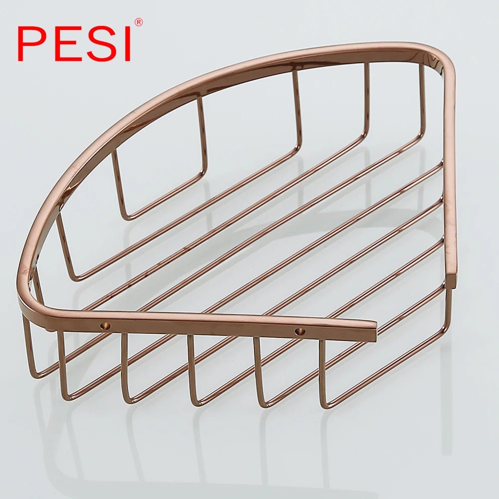 Kệ Góc Phòng Tắm Inox Đen Treo Tường Đựng Sữa Tắm - Daisan Store