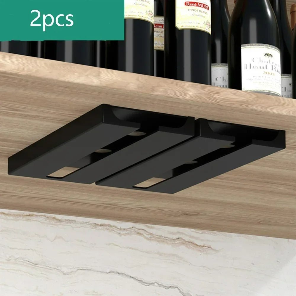 Kệ Treo Ly Rượu Đa Năng Không Cần Khoan Tủ Bếp - Daisan Store