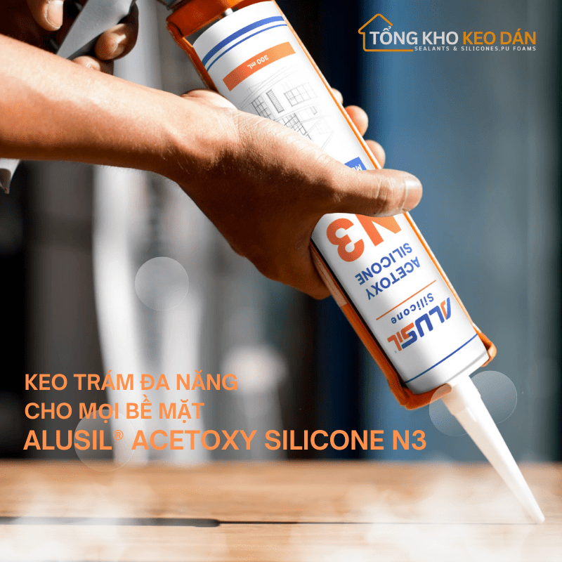 Keo Alusil Acetoxy Silicone N3 - Daisan Store