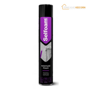 Keo Bọt Cách Âm Cách Nhiệt Selfoam 750ml Dạng Vòi