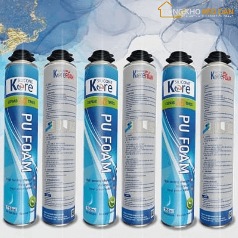 Keo Bọt PU Foam Kore Chất Lượng Cao Dùng Trong Xây Dựng Và Nội Thất - Daisan Store