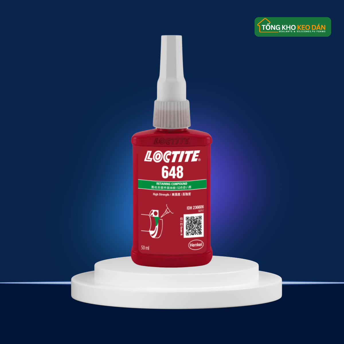 Keo chống xoay Loctite 648 - Daisan Store
