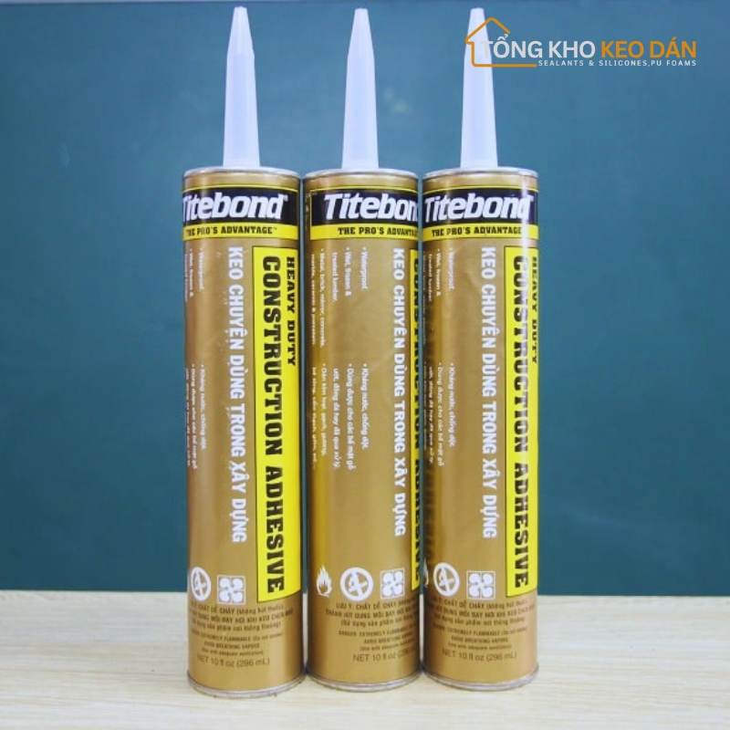 Keo Dán Đa Năng Titebond Vàng Cho Xây Dựng 500ml – Daisan Store