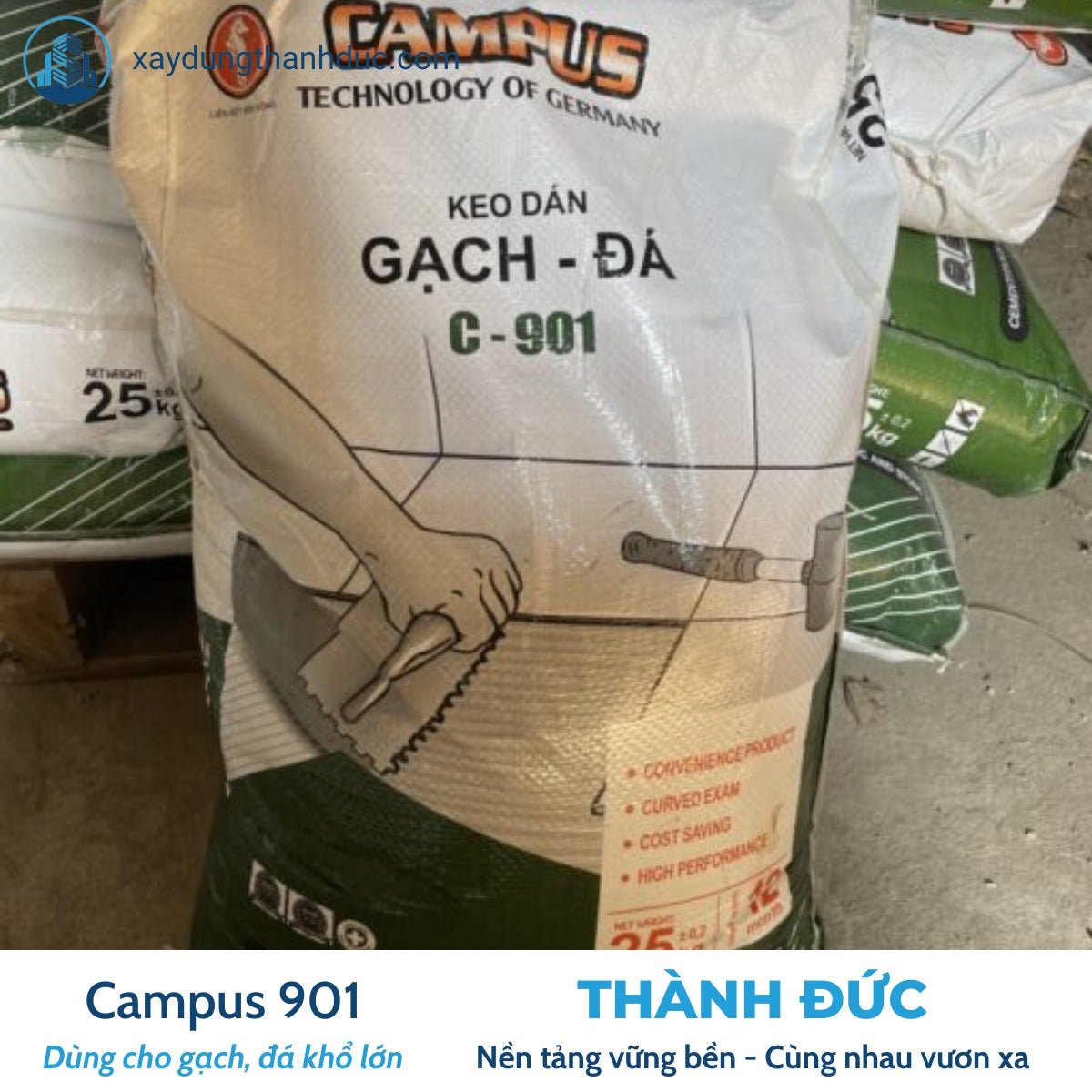 Keo Dán Gạch Campus 901 – Nội Thất & Ngoại Thất Có Mái Che - Daisan Store