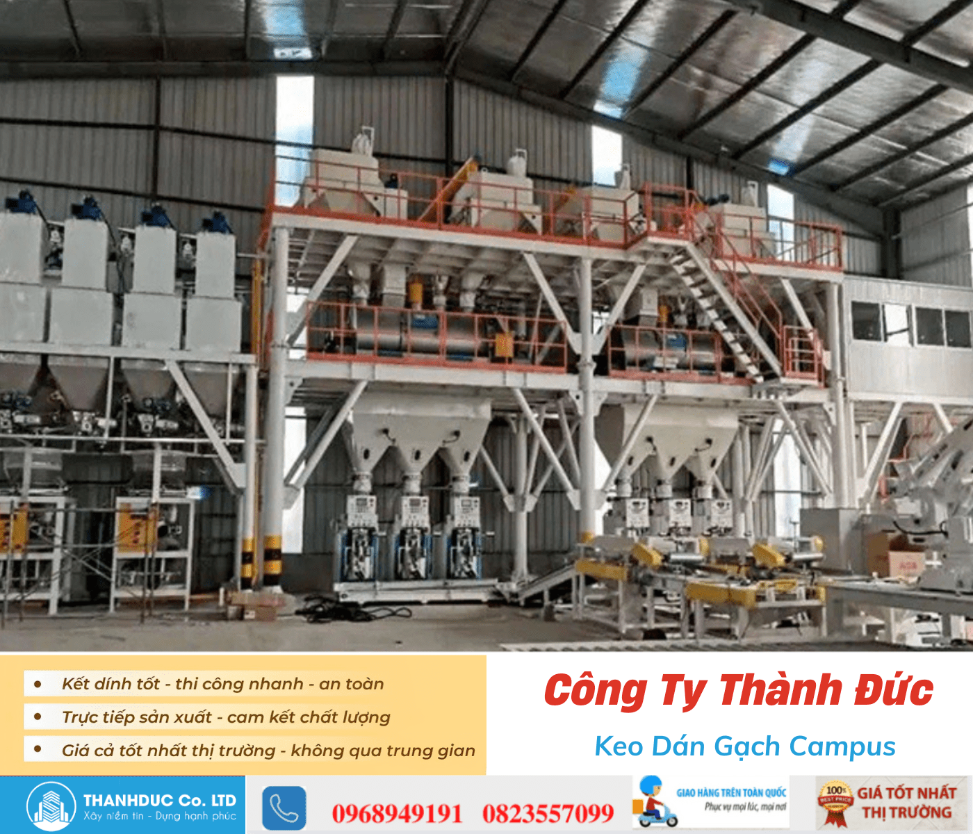 Keo Dán Gạch Campus 902 Thành Đức – Ngoài Trời & Hồ Bơi - Daisan Store