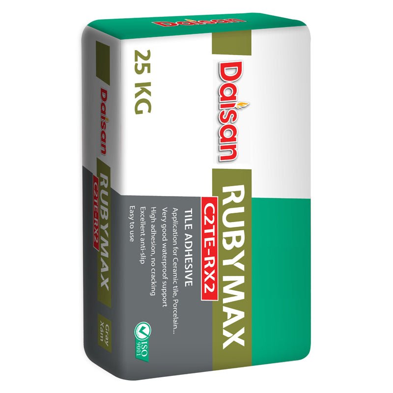 Keo dán gạch đá cao cấp RUBYMAX - RX2 Xám - Daisan Store