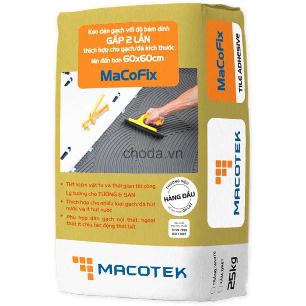 Keo Dán Gạch Đá Chuyên Dụng MaCoFix Màu Xám 16061 - Daisan Store